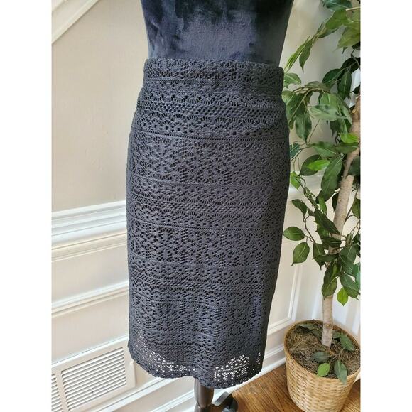 Vintage Ultra Teeze Black Polyester Short Sleeve Top & Skirt 2 Piece Suit 2X - Picture 2 of 7